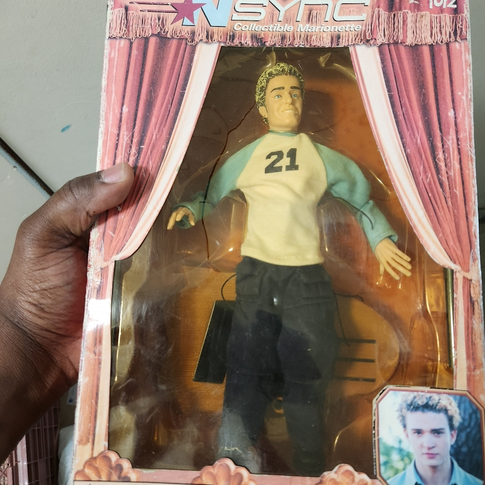 The NSYNC Marionette Justin Timberlake Doll